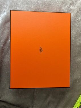 Hermes Orange Shoe Box
